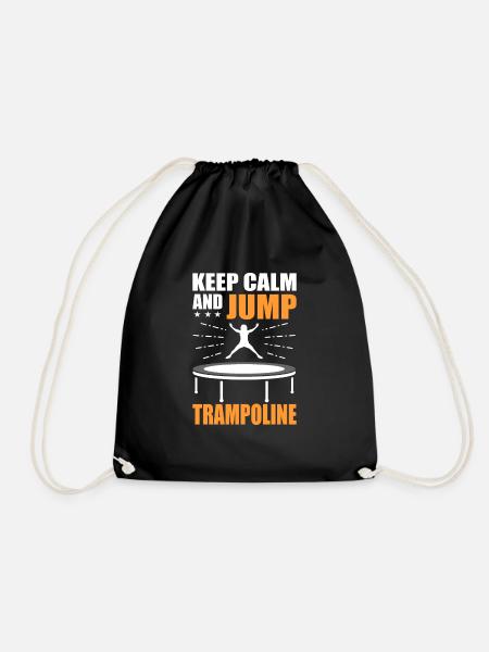 Trampolin - Turnbeutel - Schwarz