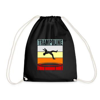 trampoline - Sac de sport léger - noir - Devant