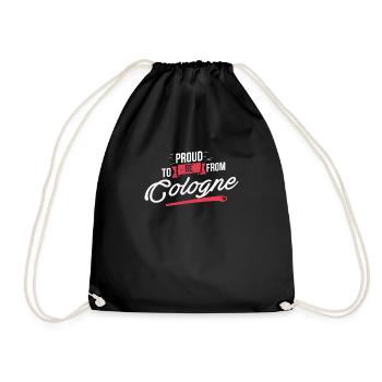 Fiers d'être de Cologne - Fiers résidents de Cologne - Sac de sport léger - noir - Devant