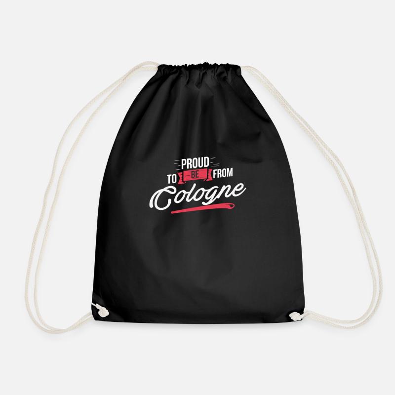 Proud To Be from Cologne - Stolze Kölner - Turnbeutel - Schwarz