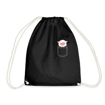 mouton - Sac de sport léger - noir - Devant