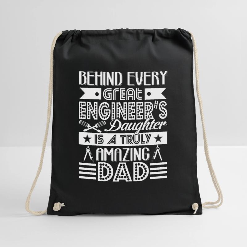 Engineer Engineer Dad Drawstring Bag