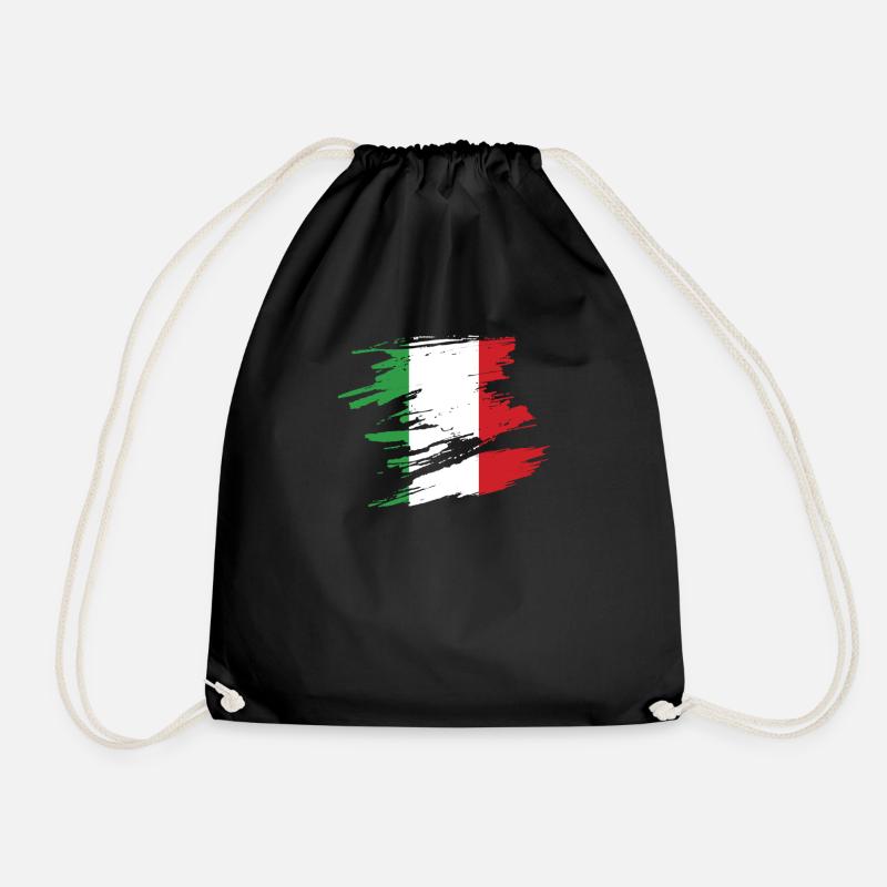 Italien - Turnbeutel - Schwarz