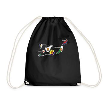 Canary Islands Canaries emigration - Drawstring Bag - black - Front