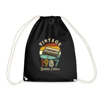 Vintage 1987 - Sac de sport léger - noir - Devant