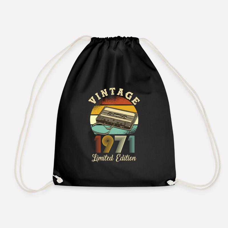 Vintage 1971 - Turnbeutel - Schwarz