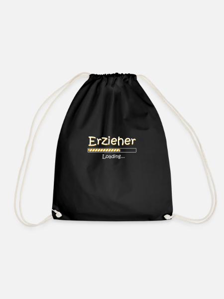 Erzieher Ausbildung - Turnbeutel - Schwarz