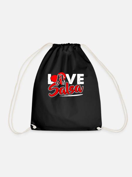 Danseuse de salsa J’aime la salsa - Sac de sport léger - noir