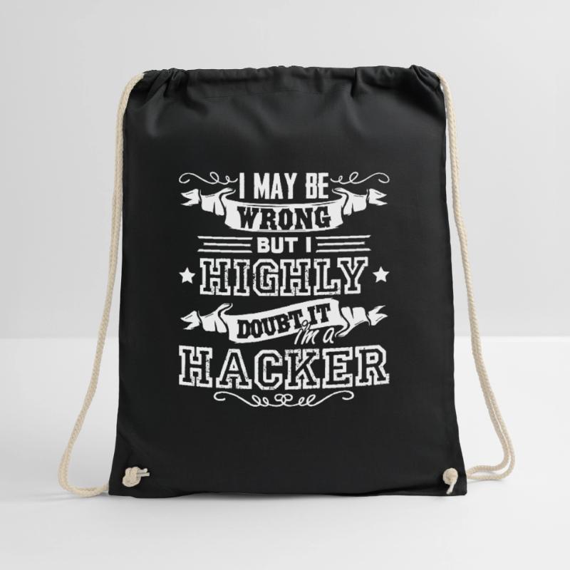 Hacker Ich bin ein Hacker Turnbeutel