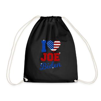 Joe Biden - Turnbeutel - Schwarz - Vorne
