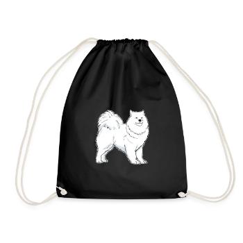 Samojede chien propriétaire idée cadeau - Sac de sport léger - noir - Devant
