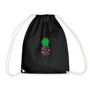 Humoristique Plante Genre Fruit Graphique Cadeau Drôle - Sac de sport léger - noir - Devant