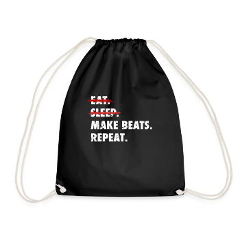 Beatmaker Beatmaking Producer Hip Hop Rap Beats - Turnbeutel - Schwarz - Vorne