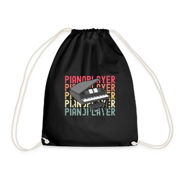 piano - Sac de sport léger - noir - Devant