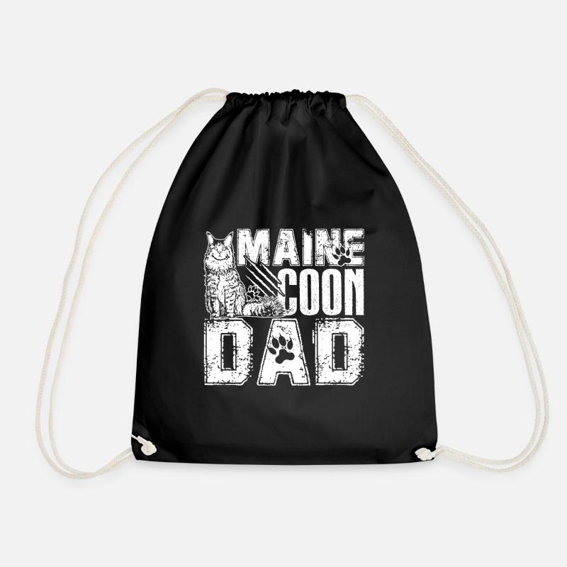 Maine Coon Maine Coon Dad - Turnbeutel - Schwarz