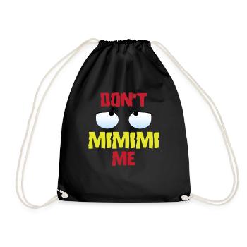 Drôles de phrases mimimi - Sac de sport léger - noir - Devant
