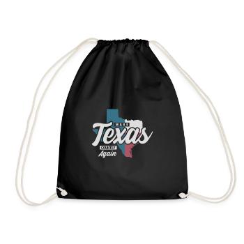 Texas Country Again - Turnbeutel - Schwarz - Vorne