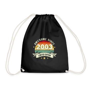 Awesome Since 2003 - Sac de sport léger - noir - Devant