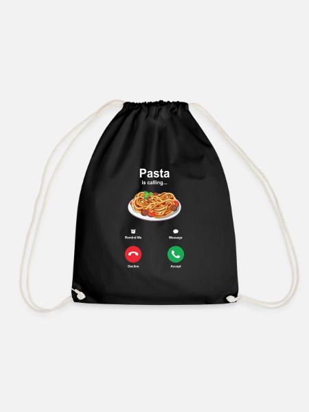 Pasta - Turnbeutel - Schwarz