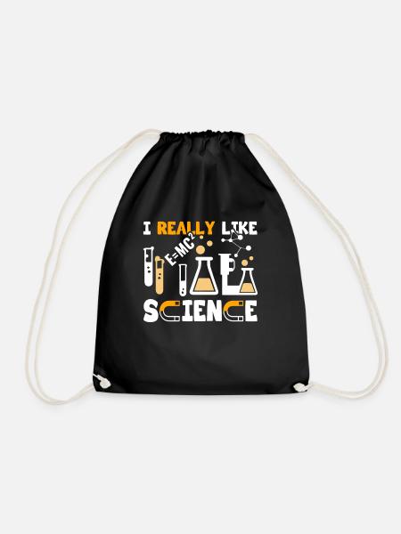 Science J'aime vraiment la science - Sac de sport léger - noir