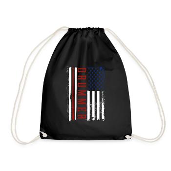 Tambours - Sac de sport léger - noir - Devant