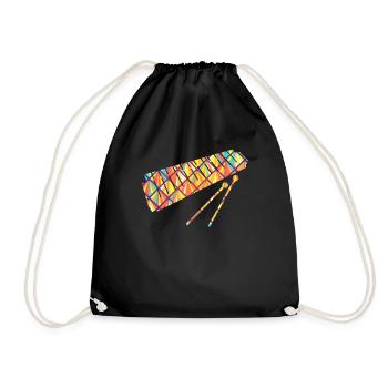 Glockenspiel Geometric Shirt - Turnbeutel - Schwarz - Vorne