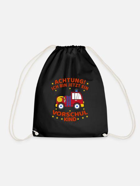 Vorschulkind Geschenk - Turnbeutel - Schwarz