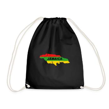 Police de la Jamaïque avec indicateur - Sac de sport léger - noir - Devant
