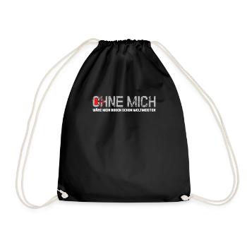 Bogenschießen Bogenschießen Design Für Bogenschütz - Turnbeutel - Schwarz - Vorne