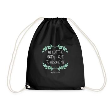 Il a quitté le 99 pour me sauver Matthew Christian - Sac de sport léger - noir - Devant