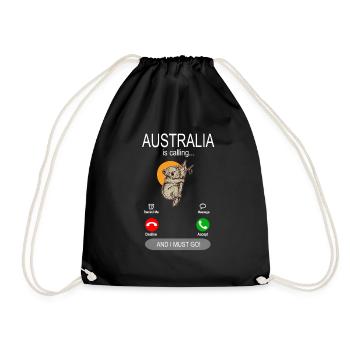 L'Australie appelle - Koala Bear - Down Under - Sac de sport léger - noir - Devant