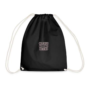 #LEAVENOONEBEHIND ROSA - Sac de sport léger - noir - Devant