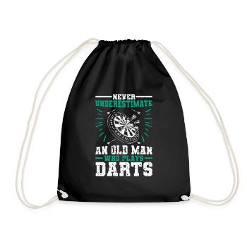 Fléchettes joueur fléchettes fléchettes fléchettes - Sac de sport léger - noir - Devant