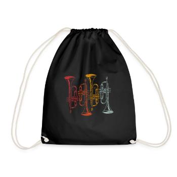 Musique de musique de musique - Sac de sport léger - noir - Devant