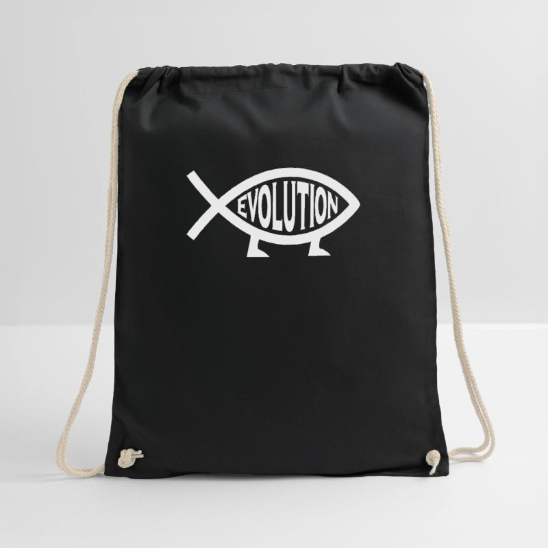 Poisson d'athéisme d'évolution - cadeau athée Sac de sport léger