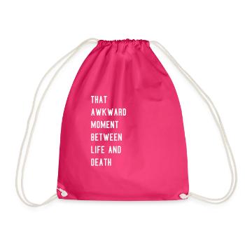 drôle Meme Statement Tshirt Motif Idée cadeau - Sac de sport léger - fuchsia - Devant
