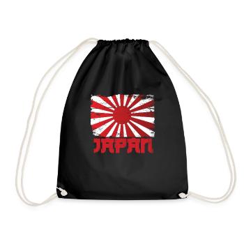 Japan - Turnbeutel - Schwarz - Vorne