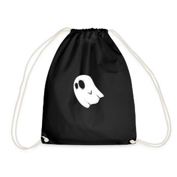 Halloween ghost ghost - Drawstring Bag - black - Front