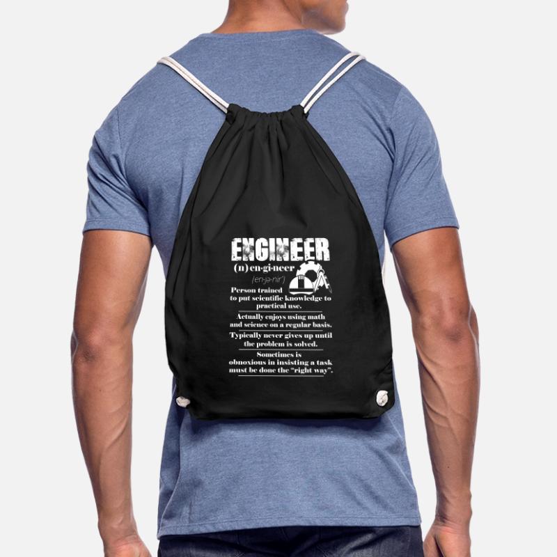 Engineer Definition Drawstring Bag