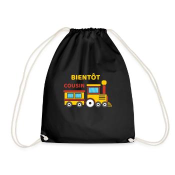 Bientôt Cousin Loco - Turnbeutel - Schwarz - Vorne