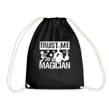 Magicien Faites-moi confiance, je suis un magicien - Sac de sport léger - noir - Devant