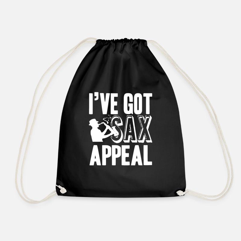 Saxophone J'ai un saxophone - Sac de sport léger - noir