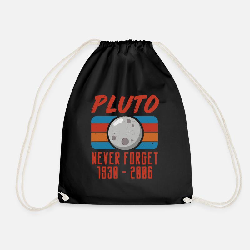 Retro Never Forget Pluton 1930 - 2006 Space Science - Sac de sport léger - noir