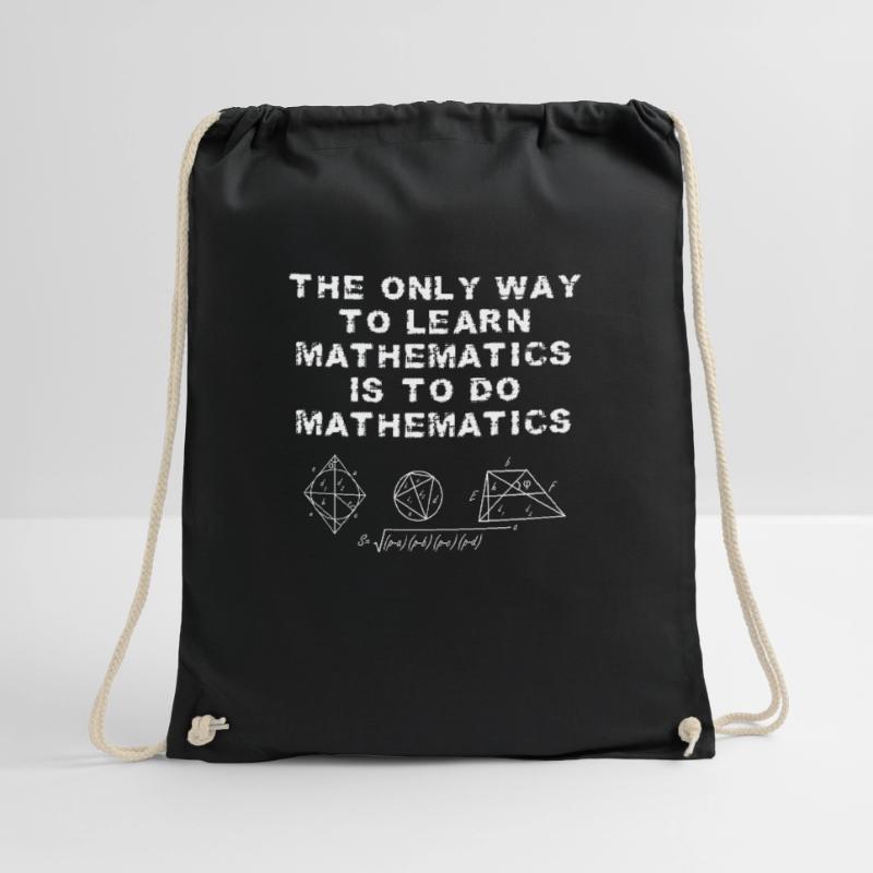 Math jokes math math problem mat Drawstring Bag