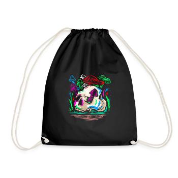 Magic Mushroom Shirt Magic Mushroom Shirt - Turnbeutel - Schwarz - Vorne