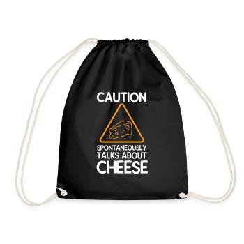 fromage - Sac de sport léger - noir - Devant