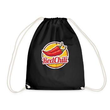 Chili pepper - Drawstring Bag - black - Front