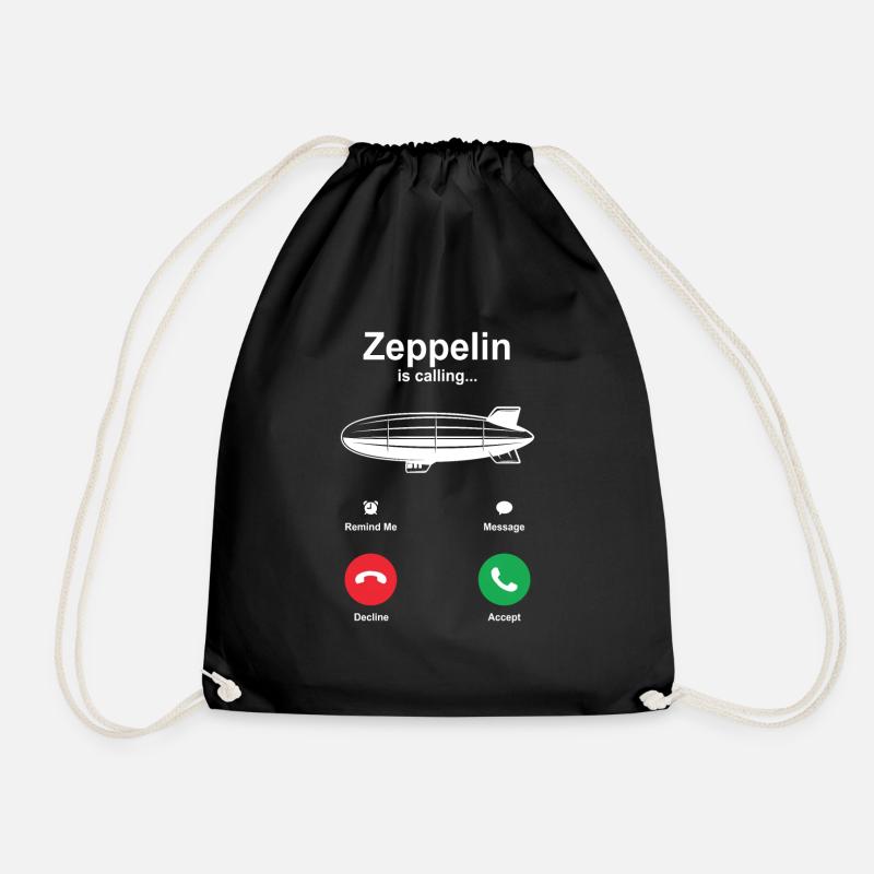 Zeppelin - Turnbeutel - Schwarz