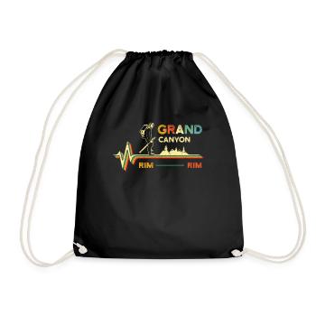 Chemise de randonnée Grand Canyon - Randonnée jante à jante - Cool - Sac de sport léger - noir - Devant