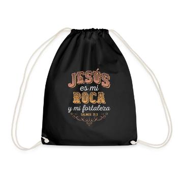 camisa cristiana para mujer en español - Jesus es - Sac de sport léger - noir - Devant